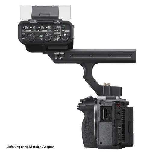 Sony ILME-FX30 Kit mit Griff, Camcorder mit E-Mount System / Kundencashback 200,- bis 31.07.24