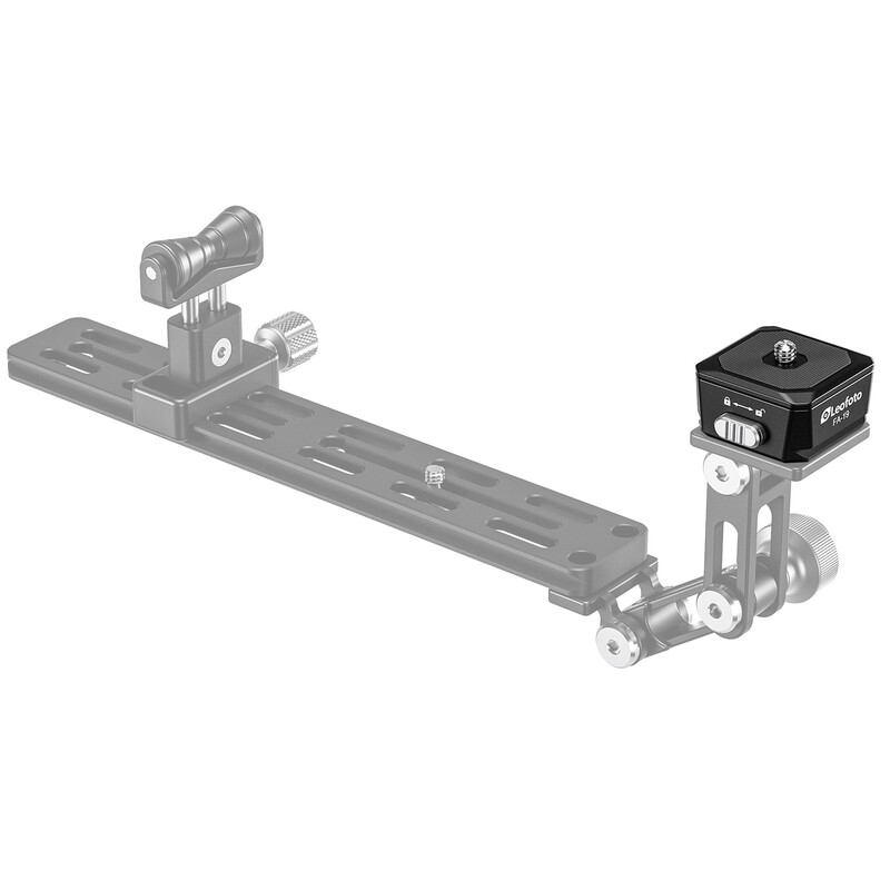 Leofoto Schnellkupplung FA-19 für VR Kamera- / Objektivbrücken