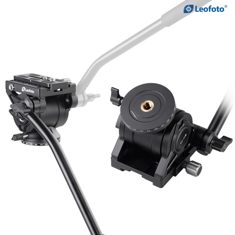 Leofoto Video Fluidkopf BV-10M Manfrotto, 60 mm Basis, Pan/Tilt