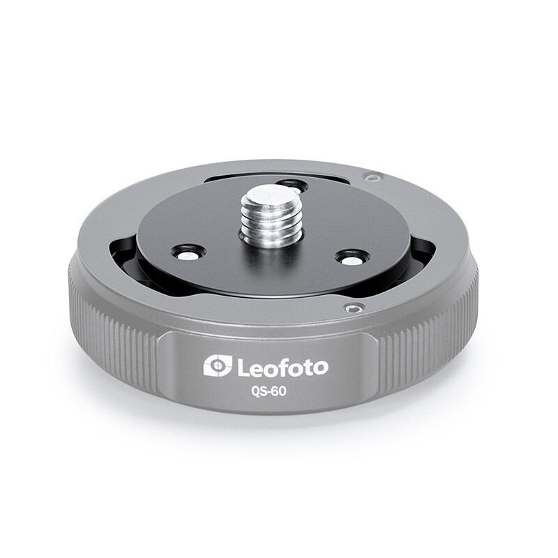 Leofoto Schnellwechselplatte Q60 Anti-Twist für QS-60, 3/8" außen