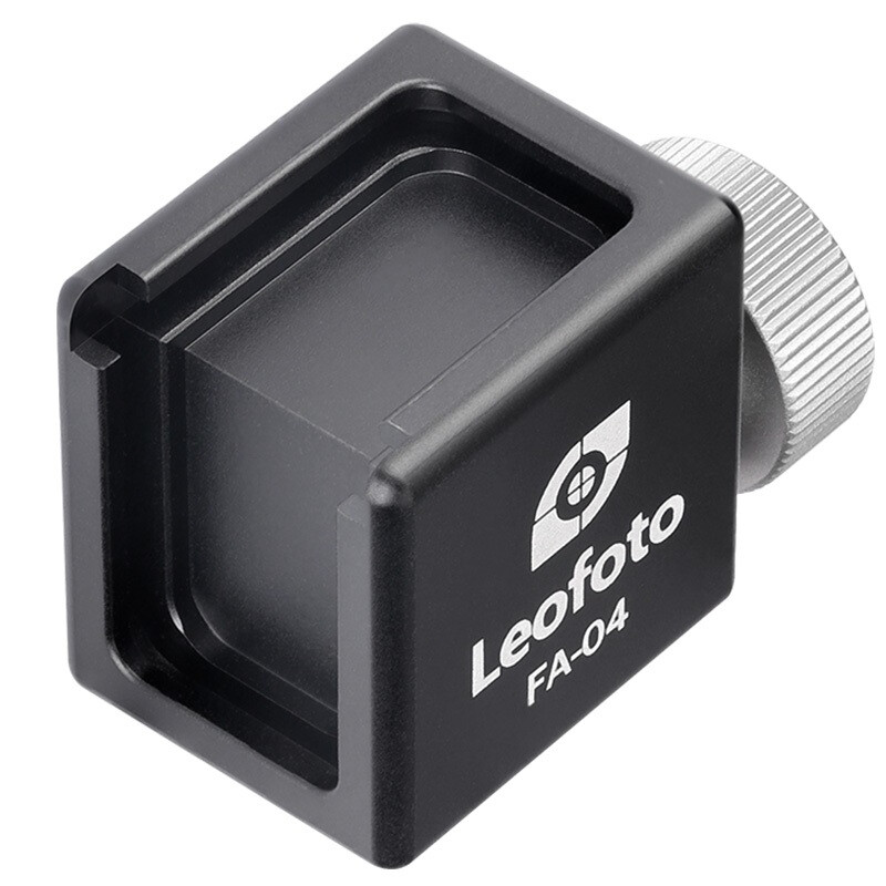 Leofoto Blitzschuhadapter FA-04 auf max. 16 mm innen, 2 Zubehörschuhe