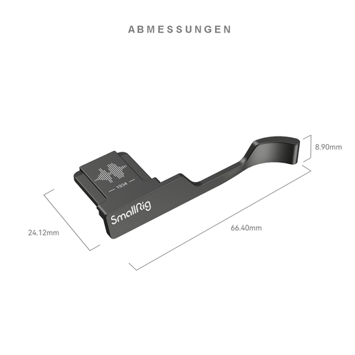 SmallRig 4559 Daumen-Griff schwarz für Fujifilm X100VI / X100V