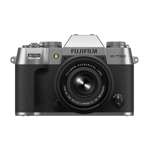 Fujifilm X-T50 Body Silber +15-45mm F3.5-5.6 OIS PZ