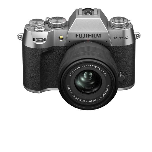 Fujifilm X-T50 Body Silber +15-45mm F3.5-5.6 OIS PZ