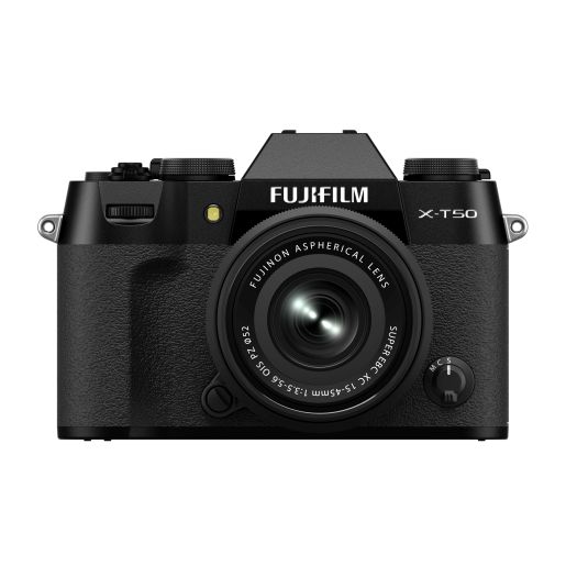 Fujifilm X-T50 Body Schwarz +15-45mm F3.5-5.6 OIS PZ